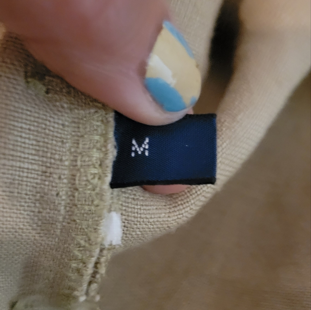 Polo raplh lauren  100% linen tan wide legged pants - Picture 6 of 13